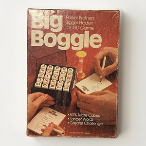 Juego de palabras ocultas Big Boggle 1979 vintage Parker Brothers COMPLETO - Imagen 1 de 4