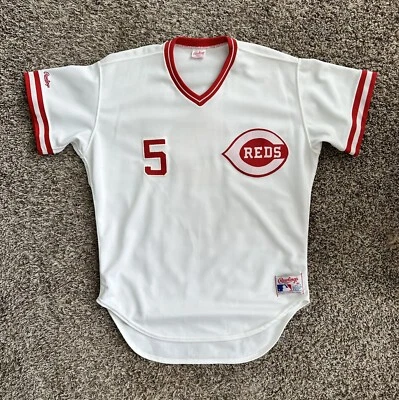 Cincinnati Reds Vintage Late 80’s Rawlings Bench Jersey - Image 1 of 3