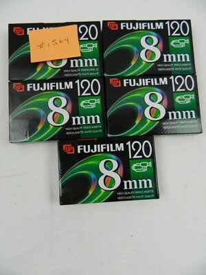 5 Fuji Film 8mm High Quality P6-120 Camcorder Tapes Videocassette - Изображение 1 из 4