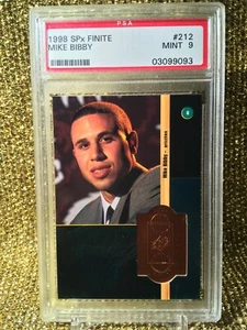 Mike Bibby 1998 UD SPx Finite Vancouver Grizzlies #212 Rookie 821/2500 PSA 9  - Picture 1 of 2