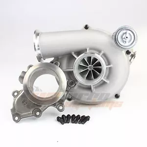 Upgraded 99.5~03 Ford Powerstroke 7.3L Billet Wheel GTP38 Turbo Non-EBPV Exhaust - Bild 1 von 9