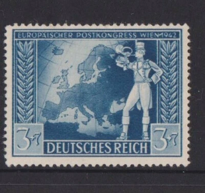 Germany 1942 &43. Michel 819 to 822. Hitlers Culture Fund With Variety Mi820l - Image 1 of 4