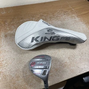 Cobra Women's King F8 5-6 Fairway Wood 22.5° - Silver/Pink - with Head Cover - Picture 1 of 11