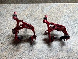 TRP 960 red brakes, titanium hardware, Moots, Seven, TREK, not Dura Ace - Picture 1 of 11