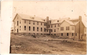 Construction of South Mountain Sanatorium Mont Alto PA 1907 RPPC Postcard Photo - Picture 1 of 2