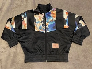 ADIDAS Originals Equipment Youth Navy Floral Zip Track Jacket Youth Size XXS - Picture 1 of 4