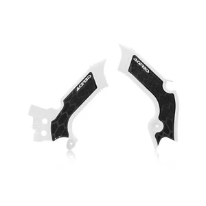 Acerbis 2x frame cover x-grip white black for Kawasaki KX 300 X ENDURO 2024-202 - Picture 1 of 2