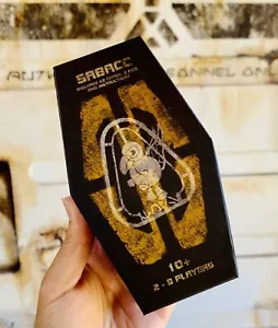 Disneyland Star Wars Galaxy’s Edge Sabacc 62 Cards 2 Dice Set & Instruction Game - Picture 1 of 8