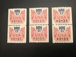ICOLLECTZONE US CPV31 1 Cent, 19 cent and 29 Cent Pairs VF NH - Picture 1 of 1
