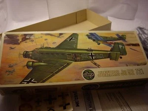 AIRFIX 588 SERIE 5 WWII JUNKER TEDESCHI JU 52 AEREO DA TRASPORTO ar 72° scala - Foto 1 di 1