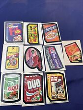 Vintage 1975 * TOPPS Chewing Gum * WACKY PACKAGES STICKERS Cards* (Lot Of 10) B