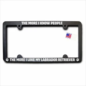 More I Love My LABRADOR RETRIEVER License Frame (T2) - Picture 1 of 1