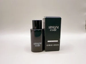 NEW Armani Code Giorgio Armani Eau De Toilette 7mL Travel Size SPLASH - Picture 1 of 1