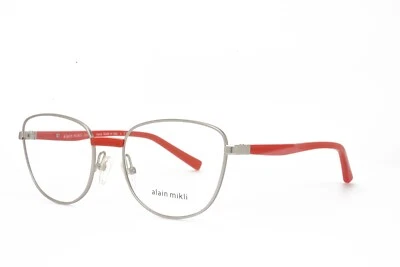 GAFAS ALAIN MIKLI PLATA ROJO 52-18-140 2024 004 Nuevas Auténticas Foto 1 de 4