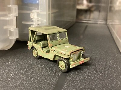 Johnny Lightning Greatest Generation CUSTOM Rusty Barn Find Jeep Willys WWII - Image 1 of 4