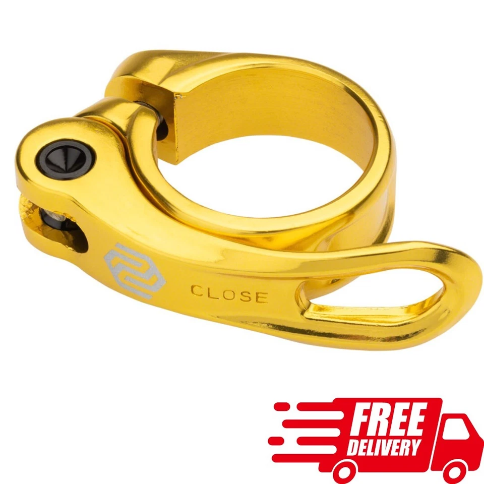 NEW! Promax QR-1 Quick Release Seat Post Clamp 34.9mm BMX Bike Racing Stunt Part - Image 1 of 1