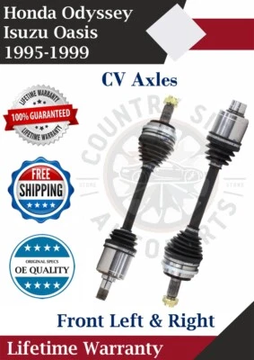 Nuevos ejes CV delanteros OE para Honda Odyssey/Isuzu Oasis 1995-1999 garantía de por vida Foto 1 de 4