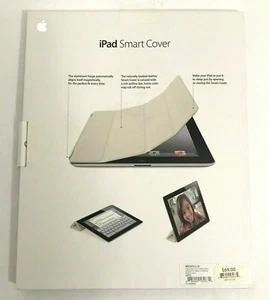 Genuine Apple iPad Smart Cover Leather Black MD301LL/A for iPad 2nd, 3rd & 4th - Picture 1 of 9