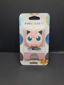 Popsockets Pokemon PopWallet+ "JIGGLYPUFF" Phone Wallet, Grip and Stand, Sealed - Picture 1 of 2