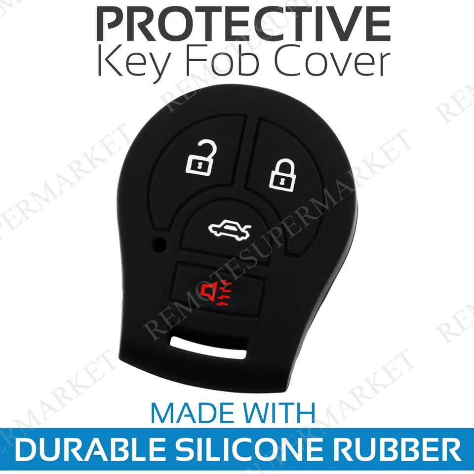 Key Fob Cover for 2011-2013 Nissan Juke Remote Case Rubber Skin Jacket Foto 1 de 1