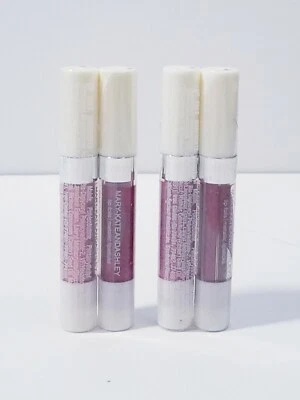 2 x Lápices Labiales Metálicos Mary Kate & Ashley Flor de Hibisco y Salida del Sol Tropical Foto 1 de 2