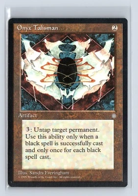(4x) ONYX TALISMAN – MTG Magic the Gathering Card – Ice Age – Uncommon - Image 1 of 4