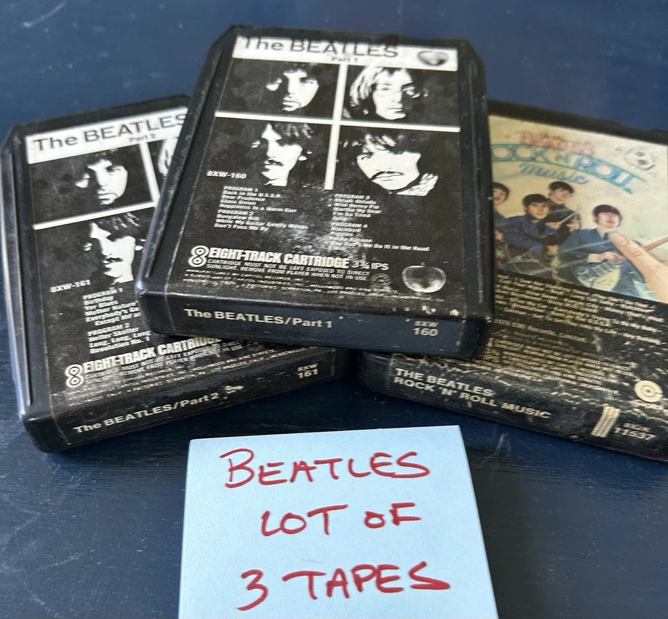 Beatles 8-track Lot (3) - Image 1 of 2