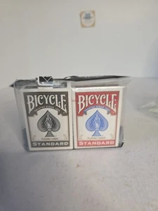 Standard Index Rider Back Playing Cards - Durable Red & Black Open Box - Picture 1 of 2