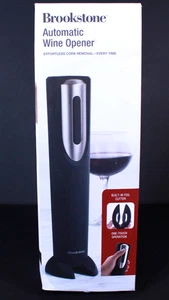 Brookstone Automatischer Weinöffner One Touch Bedienung, Weinfolienschneider/Ständer - Bild 1 von 12