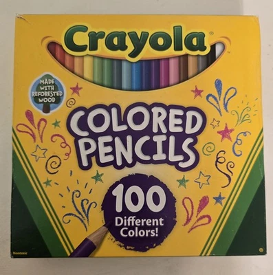 Lápices de colores Crayola (100) cuenta nuevos nunca usados  Foto 1 de 4