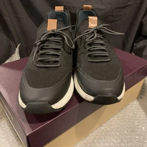 Johnson Murphy Shoes Mens 11.5M Black Sneakers Casual Comfort - Picture 1 of 10