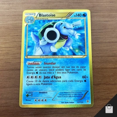 Blastoise 137/135 Plasma Storm Pokemon Card Rare 2013 Brazilian TCG LP+/NM- - Image 1 of 4