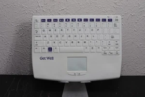 TG3 Electronics White Wireless Medical Keyboard TG3 KBA-G4356-GWN - Picture 1 of 5