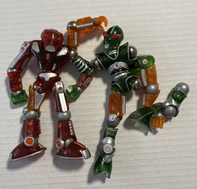 2006 MEGA BLOKS Magnetic Build Kit  LOT Action Figures Parts -Get Whats Shown - Image 1 of 4