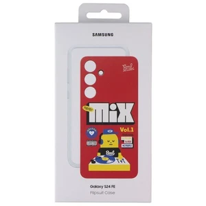 Samsung Official Flipsuit Case for Galaxy S24 FE - Red (Mix Vol 1) - Picture 1 of 2