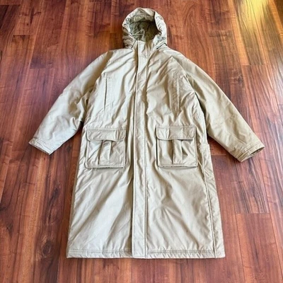 Vintage LL Bean Goretex Flannel Quilted Lined Parka Down Coat 2XL T - Image 1 of 4