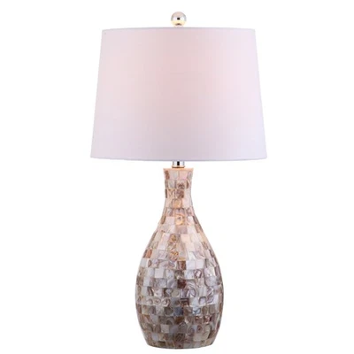 JYL1054A Verna 26.5" Seashell Table Lamp Coastal Contemporary Bedside Desk Ni... - Image 1 of 4