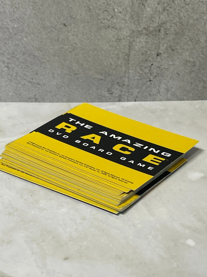 2006 The Amazing Race DVD Board Game - Replacement Game Cards - Image 1 of 1