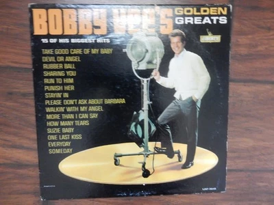 Bobby Vee's Golden Greats 1962 Stereo Liberty LRP-3245 15 Of His Biggest Hits LP - Image 1 of 2
