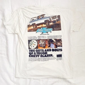 Chevy Trucks weißes T-Shirt Medium - Bild 1 von 4