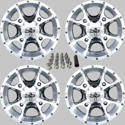 POLARIS RZR 900 12" COBRA M/B ATV / UTV ALUMINUM WHEELS ( SET 4 ) POL10K - Image 1 of 4