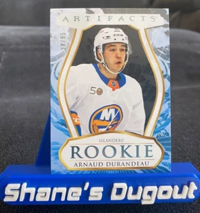 2023 Upper Deck Artifacts ROOKIE Arnaud Durandeau #177-Light Blue Steel /85 - NY - Picture 1 of 3