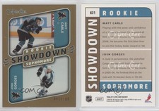 2006 O-Pee-Chee Sophomore Showdown Rainbow /100 Josh Gorges Matt Carle Rookie RC