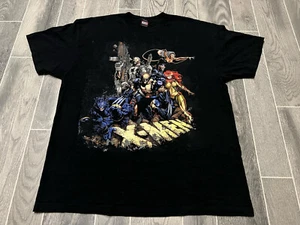 Vintage Mad Engine Marvel X-Men Shirt XXL Wolverine Storm Rare Comic - Picture 1 of 4