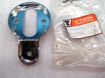 Suporte de montagem de velocímetro cromado compatível com Harley-Davidson 31-3964 V-Twin (HD-353) - Imagem 1 de 4