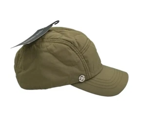 Steve Madden NWT Cap Style Hat Green Puffer Nylon Womems Adjustable One Size  - Picture 1 of 8