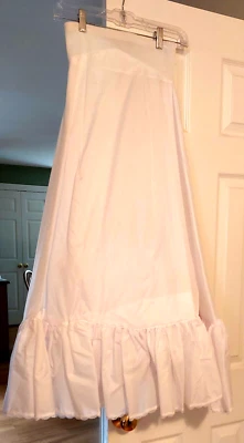Merry Modes Prom/Bridal/Bat Mitzvah White Crinoline Slip size 6- worn once! - Image 1 of 4