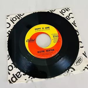Wayne Newton - Single 45 rpm Record - How D'ya Talk To a Girl / Happy Is Gone - Picture 1 of 3