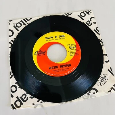 Wayne Newton - Single 45 rpm Record - How D'ya Talk To a Girl / Happy Is Gone - Image 1 of 3