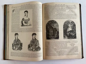 The Lady’s Own Paper 1869 - 1870 Fashion Fiction Drama Victorian Embroidery - Bild 1 von 12